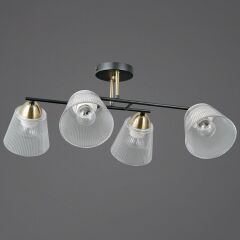 Люстра на штанге Illumico IL0845 IL0845-4CSQ-25BKAB ELITE