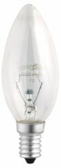 Лампа накаливания Jazzway B35 240V 60W E14 clear