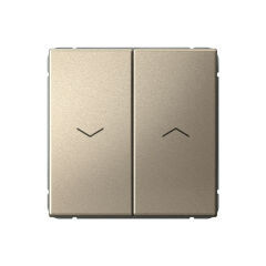  Systeme Electric ARTGALLERY 2-клавишный ВЫКЛЮЧАТЕЛЬ ДЛЯ ЖАЛЮЗИ, 2х сх.4, 10А, механизм, быстрозажим. клем., ШАМПАНЬ