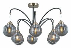 Люстра на штанге Illumico IL0433-8PSQ-79 BK AB
