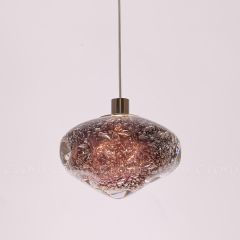 Подвесной светильник Cloyd VOCAL P1 / латунь - розовое стекло (арт.11346)