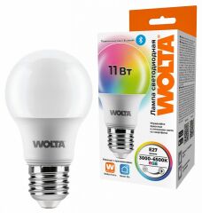 Лампа светодиодная Wolta WSTD-A60-11WRGBE27-SH