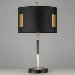 Настольная лампа декоративная Arti Lampadari Oggebio Oggebio E 4.1.T2 BKG