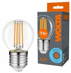 Лампа светодиодная Wolta WF-G45-7W6KE27