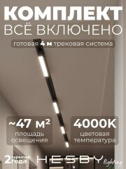Комплект трековый Hesby Lighting Skylite №1 HSBL_kompl_S001_VI4B4K