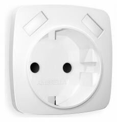 Накладка для розетки с заземлением и со шторками и 2хUSB type A Ambrella Volt Quant OP1290