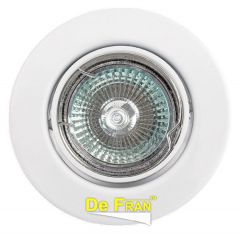 Точечный светильник De Fran FT 9222 W "Поворотный в центре" белый MR16 1 x 50 вт