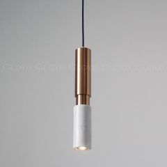 Подвесной светильник Cloyd SEQUEL P1 / латунь - бел.камень (арт.11061)