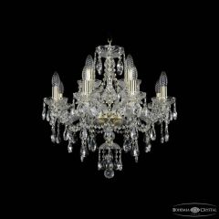 Подвесная люстра Bohemia Ivele Crystal 1415 1415/8+4/200 G