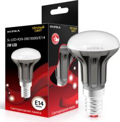 Лампа светодиодная Supra SL-LED-R39-3W/3000/E14