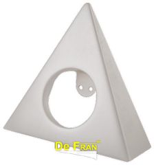 Корпус De Fran FT 9251 PW Треугольник накладной перламутровый белый