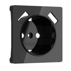  Werkel Накладка для розетки USB (черный акрил) W1179548