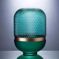 Ваза Cloyd DOTT Vase / выс. 30 см - зелен. стекло (арт.50033)