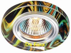 Точечный светильник De Fran FT 765 хром + красочный микс MR16 1 x 50 вт