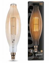  Gauss Лампа светодиодная филаментная E27 8W 2400K золотая 155802008