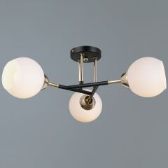 Люстра на штанге Illumico LIBRA IL0689-3CSQ-24 BK FGD LIBRA