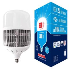 Лампа LED сверхмощная (UL-00006797) Volpe E27 100W (820W) 4000K матовая LED-M80-100W/4000K/E27/FR/NR