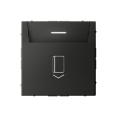  Systeme Electric ARTGALLERY ВЫКЛЮЧАТЕЛЬ карточный 10А, без задержки времени, быстр.клемм., БАЗАЛЬТ