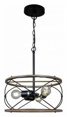 Подвесная люстра Illumico WOOD IL1008-3P-05 BK WOOD