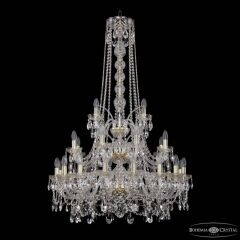 Подвесная люстра Bohemia Ivele Crystal 1411 1411/16+8+4/300/h-131/3d G