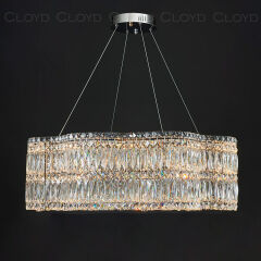 Люстра подвесная Cloyd ANTREA-B C1 / Ø80 см - хром (арт.11628)