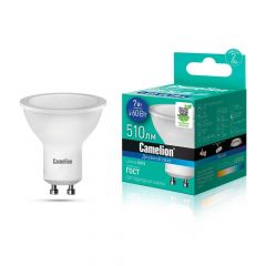 Лампа светодиодная Camelion GU10 7W 6500K LED7-GU10/865/GU10 14401