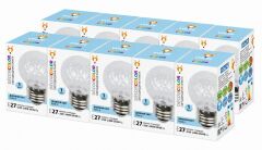 Лампа светодиодная Volpe DÉCOR COLOR E27 1Вт 6000K UL-00014266