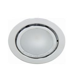 Точечный светильник Feron 16051 А012/DL1205 хром JC 20W G4.0 мебельный плоский встраиваемый (с лампой)