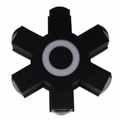  Reluce Накладной светильник 08231-9.2-007U LED4W+6*3W RGB BK
