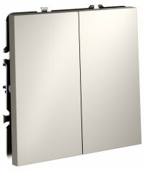Переключатель перекрестный двухклавишный без рамки Voltum S70 VLS020503