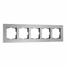  Werkel W0053506/ Рамка на 5 постов AluMax (алюминий) W0053506