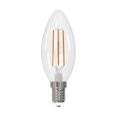  Uniel Лампа светодиодная диммируемая (UL-00005186) E14 9W 4000K прозрачная LED-C35-9W/4000K/E14/CL/DIM GLA01TR