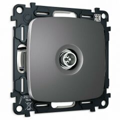 ТВ-розетка оконечная без рамки Ambrella Volt OMEGA MO663005