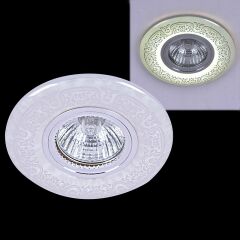  Reluce Встраиваемый светильник 09502-9.0-001MN MR16+LED3W WH/CR
