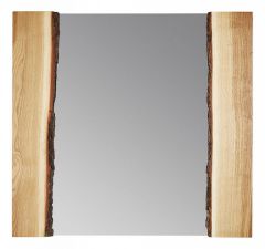  Runden Зеркало настенное (75x80 см) Дуб с корой V20065