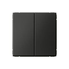  Systeme Electric ARTGALLERY 2-клавишный ВЫКЛЮЧАТЕЛЬ, 10АХ, механизм, быстрозажим. клем., БАЗАЛЬТ