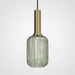 Подвесной светильник Imperiumloft Ferm Living Chinese Lantern A Brass / Green IRIS01