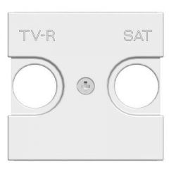 Лицевая панель ABB Zenit розетки TV-R-SAT альпийский белый N2250.1 BL