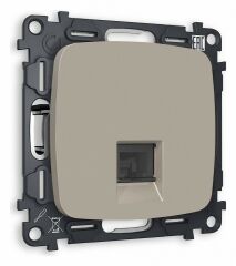 Розетка Ethernet RJ-45 и со шторками, без рамки Ambrella Volt Quant MO372010