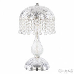 Настольная лампа декоративная Bohemia Ivele Crystal 1478 14781L1/22 Ni Balls
