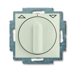 Выключатель жалюзи поворотный без фиксации ABB Basic55 chalet-белый 2CKA001101A0931