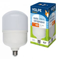 Лампа светодиодная Volpe E27 40Вт 4000K LED-M80-40W/NW/E27/FR/S картон