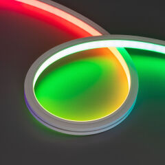 Лента герметичная SPI-WAVE-TOP-G200-18x15mm 24V RGB PX2 (26 W/m, IP54, 5m, wire x1) ( Arlight , Вывод прямой, 3 года)