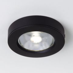 Потолочный светодиодный светильник Elektrostandard DLS030 черный 4690389157967