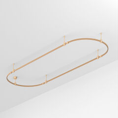 Трек ART-APRIORI-OVAL-ROD-200-3000x1000 (GD) ( Arlight , IP20 Металл, 3 года)