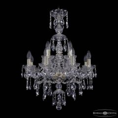 Подвесная люстра Bohemia Ivele Crystal 1415 1415/8+4/200/XL-76 G