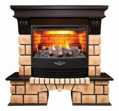  Real Flame Электрокамин напольный (114x42.5x105.5 см) Stone Brick FireStar 344179