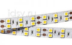  Arlight Лента RT 2-5000 24V Yellow 2x2 (5060, 600 LED, LUX) (ARL, 28.8 Вт/м, IP20)