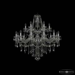 Подвесная люстра Bohemia Ivele Crystal 1415 1415/12+6/360/2d Ni