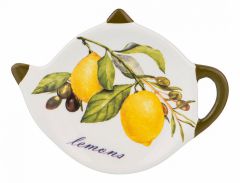  АРТИ-М Подставка под чайные пакетики (12x8.5x1.5 см) Лемон три 358-1596